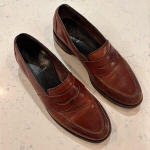 Old Money Allen Edmonds Men’s Randolph Penny Loafer in Coffee Color size 9.5